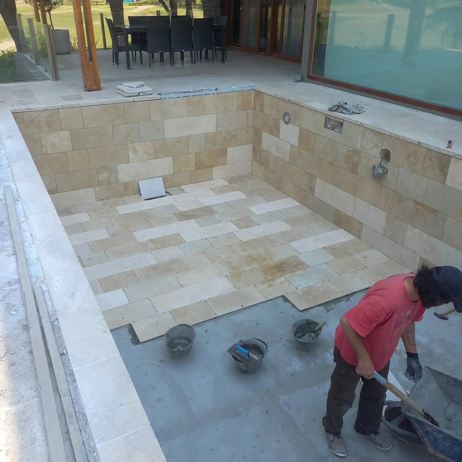 Piscina en altura detalle 3