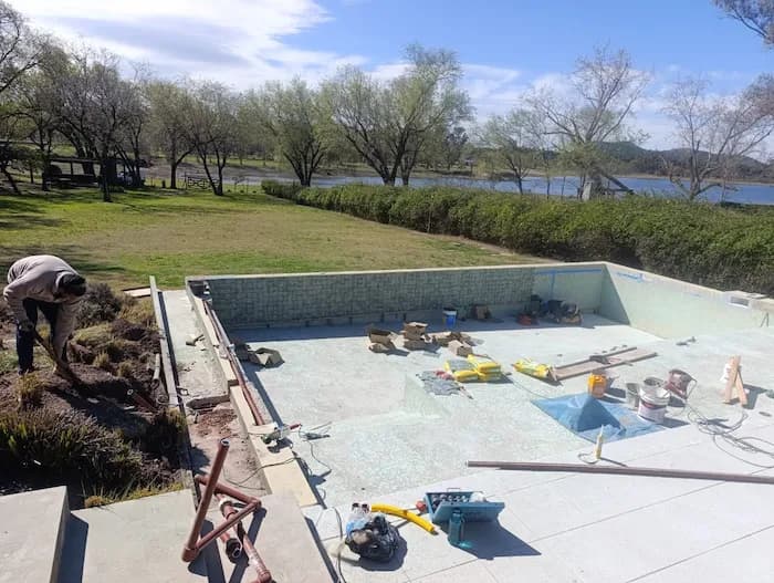 Piscina en altura detalle 3